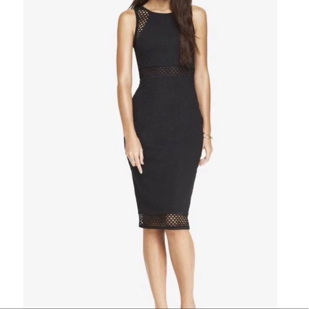 Express knee length w/ mesh cutout size 0